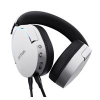 TRUST Herní sluchátka GXT 490W FAYZO, USB, bílá