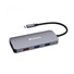 VERBATIM Hub USB-C Pro Multiport 9 Port, 3x USB 3.2, 2x USB-C, HDMI, RJ45, microSD/SD, šedá