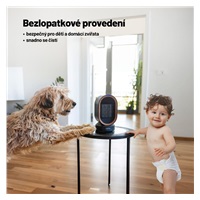 Lauben Desk Fan&Heater 2in1 600BB