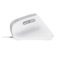 TRUST myš Bayo II Ergonomická vertikální myš, USB, bílá