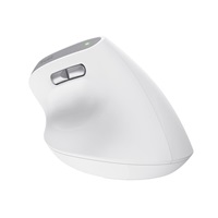 TRUST myš Bayo II Ergonomická vertikální myš, Bezdrátová, bílá