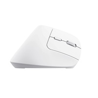 TRUST myš Bayo+ Ergonomická vertikální myš, Bezdrátová, bílá