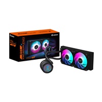 GIGABYTE vodní chladič AORUS WATERFORCE X II 240, 2x120mm ARGB, LCD displej, LGA1851, AM5