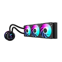 GIGABYTE vodní chladič AORUS WATERFORCE X II 360, 2x120mm ARGB, LCD displej, LGA1851, AM5