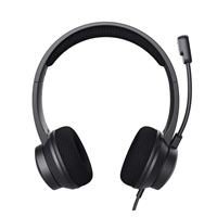 TRUST sluchátka s mikrofonem HS-260, USB, PC headset