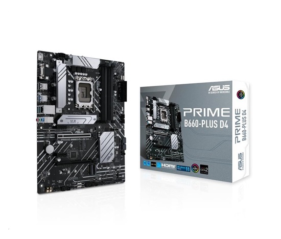 ASUS MB Sc LGA1700 PRIME B660-PLUS DDR4, Intel B660, 4xDDR4, 1xDP, 1xHDMI, 1xVGA