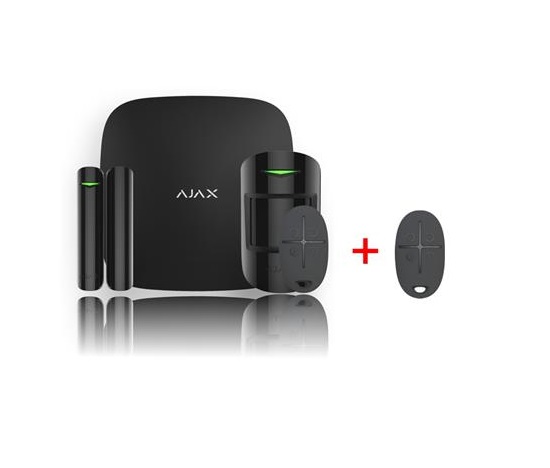 Ajax SET 9 -  StarterKit black +  SpaceControl black - ZDARMA