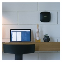Ajax SET  Hub black + DÁREK ZDARMA  SpaceControl black