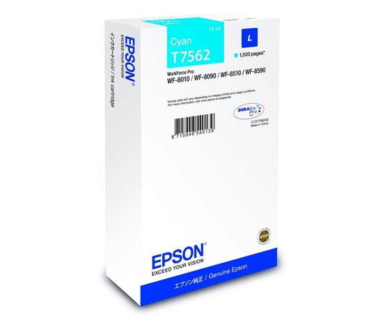 Atramentová kazeta EPSON WF-8xxx Series L Cyan - 1500str. (14 ml)
