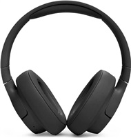 JBL Tune 720BT Black bezdrátová sluchátka přes uši, Bluetooth 5.3, až 76 hodin a rychlé dobití, černá