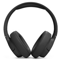 JBL Tune 720BT Black bezdrátová sluchátka přes uši, Bluetooth 5.3, až 76 hodin a rychlé dobití, černá