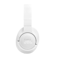 JBL Tune 720BT White bezdrátová sluchátka přes uši, Bluetooth 5.3, až 76 hodin a rychlé dobití, bílá
