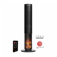 Salente HotTower, teplovzdušný sloupový ventilátor, černý