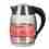 Salente StripeGlass, rychlovarná konvice 1,8 l, nerez/skleněná, červené podsvícení