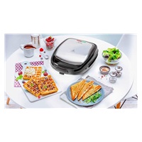 Tefal Snack Time SW341D12 toustovač, 2v1, 700 W, vyměnitelné plotny, bezpečnostní západka