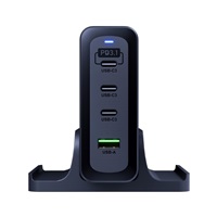 3mk nabíjecí stanice - Hyper Charging Station, 240 W, GaN, 3x USB-C + 1x USB-A
