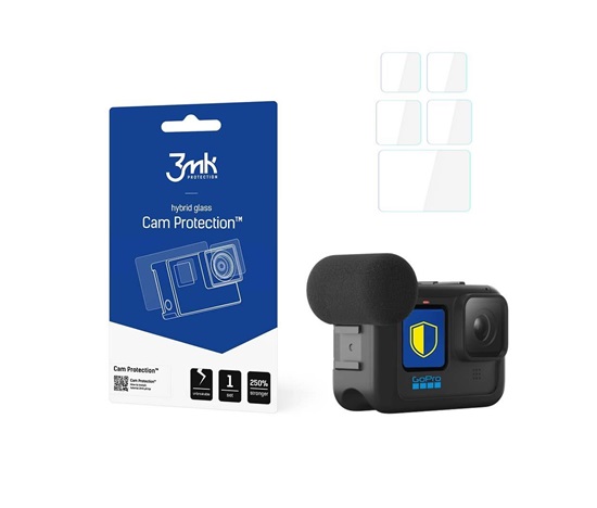 3mk Cam Protection pro GoPro HERO 9/10/11, černá