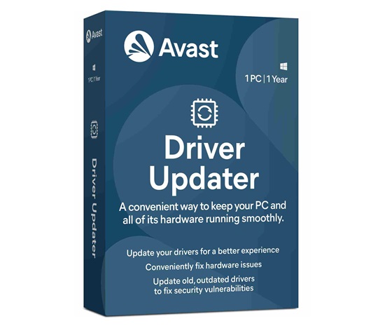 _Nový Avast Driver Updater 1PC na 12 mesiacov