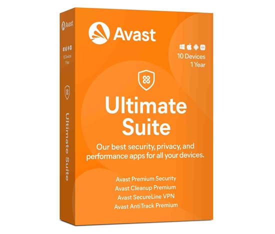 _Prodloužení licencie Avast Ultimate pre viac zariadení na 12 mesiacov (až 10 počítačov)