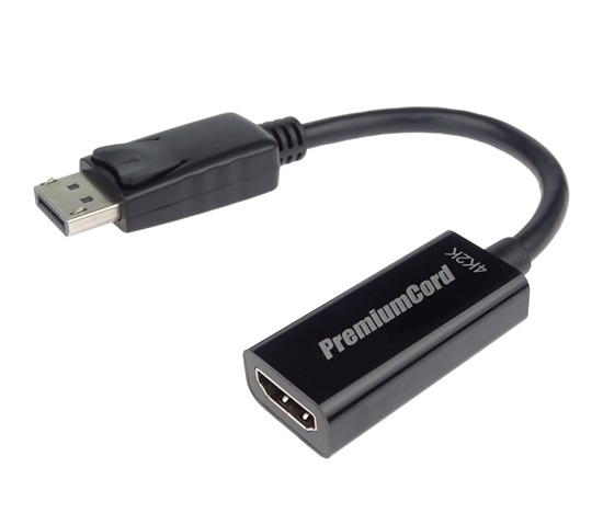 PremiumCord adaptér DisplayPort - HDMI Male/Female, support 3D, 4K*2K@60Hz