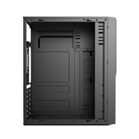 1stCOOL skříň JAZZ 4, Mid tower, AU, 2xUSB 3.0, 2x USB 2.0, bez zdroje, černá