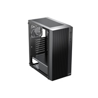 1stCOOL skříň GAMER 4, Mid tower, AU, USB 3.0, USB-C, 2x120mm, průhledná bočnice, bez zdroje, černá