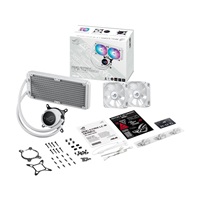 ASUS vodní chladič CPU AIO ROG STRIX LC III 240 ARGB WHITE, 2x120mm, LGA1851, AM5