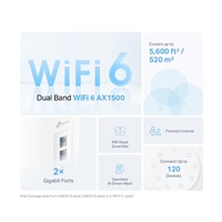 TP-Link Deco X10(2-pack) WiFi6 Mesh (AX1500, 2,4GHz/5GHz, 2xGbELAN/WAN)