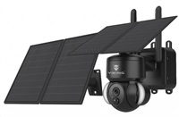 Viking solární outdoorová HD kamera HDs02 4G, černá