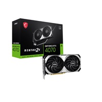 BAZAR - MSI VGA NVIDIA GeForce RTX 4070 VENTUS 2X 12G OC, RTX 4070, 12GB GDDR6X - Po opravě (Bez příšlušenství)