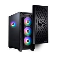 ADATA XPG case LANDER 501 Mid-Tower, bez zdroje, 4x 120mm ARGB Fan, Černá