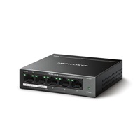 MERCUSYS switch MS105GP (5xGbE,4xPoE+,65W,fanless)