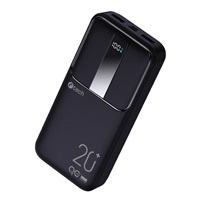 C-TECH Powerbanka 20000mAh, Li-Pol, 22,5W, USB-C/USB-A/micro USB