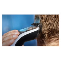 Philips Series 5000 HC5610/15 zastřihovač vlasů, vodotěsný, samoostřicí ocelové břity, bílá / černá