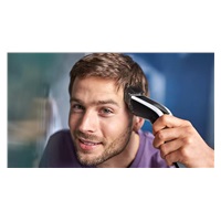 Philips Series 5000 HC5610/15 zastřihovač vlasů, vodotěsný, samoostřicí ocelové břity, bílá / černá