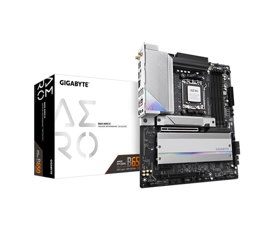 GIGABYTE MB Sc AM5 B650 AERO G, AMD B650, 4xDDR5, 1xHDMI, 1xUSB-C