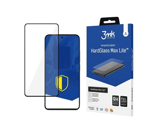 3mk tvrzené sklo HardGlass Max Lite Black pro Motorola Moto G14