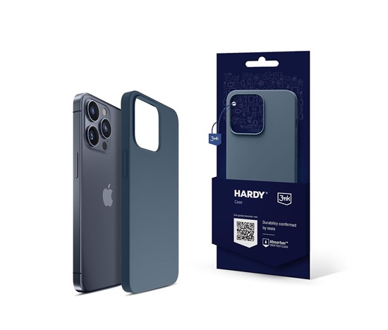 3mk ochranný kryt HARDY Silicone MagCase pro Apple iPhone 15 Pro Max, Royal Blue