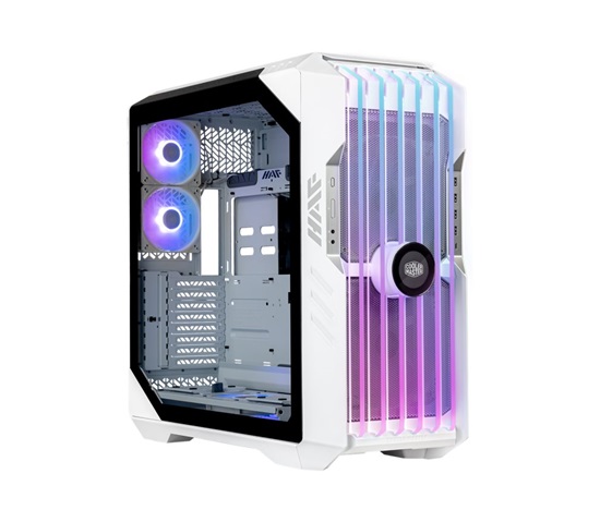 Cooler Master case HAF 700 EVO, E-ATX, Průhledná bočnice, 2x 200mm ARGB Fan, 3x 120mm ARGB Fan, Riser Cable, Černá