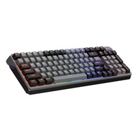 Cooler Master herní klávesnice mechanická MK770, drátová/bezdrátová, Kailh Box V2, USB, CZ, šedá