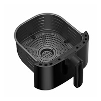 Salente HotAir, horkovzdušná fritéza 2v1, 4,3 l, černá