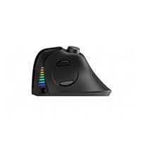 EVOLVEO Vertikální myš TwinVerti, Ergonomická myš, 2.4GHz, Bluetooth, černá