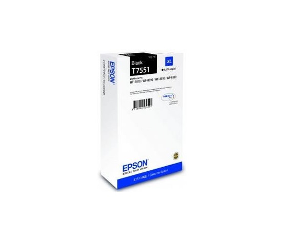 Čierna atramentová kazeta EPSON série WF-8xxx XL čierna - 5000 str. (100 ml)