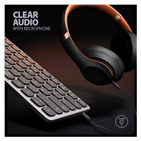 AXAGON HMC-KB-CS, USB 5Gbps hub s CZ/SK klávesnicou, HDMI 4K/60Hz, 3x USB-A, SD/mSD, audio, PD 100W, kábel USB-C 60cm