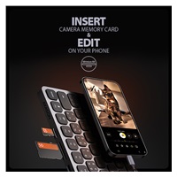 AXAGON HMC-KB-CS, USB 5Gbps hub s CZ/SK klávesnicou, HDMI 4K/60Hz, 3x USB-A, SD/mSD, audio, PD 100W, kábel USB-C 60cm