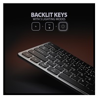 AXAGON HMC-KB-CS, USB 5Gbps hub s CZ/SK klávesnicou, HDMI 4K/60Hz, 3x USB-A, SD/mSD, audio, PD 100W, kábel USB-C 60cm