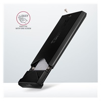 AXAGON EEM2-UB2, USB-C 10Gbps - M.2 NVMe SSD ARROW box, čierny