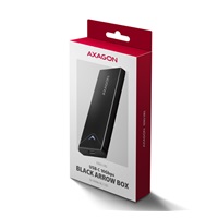 AXAGON EEM2-UB2, USB-C 10Gbps - M.2 NVMe SSD ARROW box, čierny