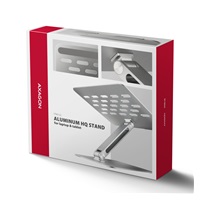 AXAGON STND-LQ, hliníkový HQ stojan pre notebooky 10" - 16", nastaviteľná výška a uhol