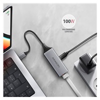 AXAGON ADE-TXPD, USB-C 3.2 Gen 1 - Gigabit Ethernet sieťová karta, Asix AX88179, PD 100W, auto inštal